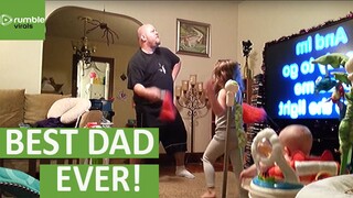 Mom finds out how Dad watches the kids