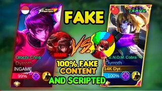 iNGAME VS DYR 1V1 100% FAKE AND SCRIPTED | EXPOSED ACCOUNT & TOP GLOBAL FAKE FIGHT