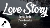 Love Story - Taylor Swift (Slow Piano Karaoke)