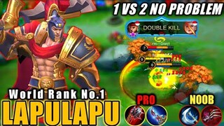 Lapu Lapu Gameplay | World Rank No.1 | Mobile legends Bang Bang