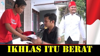 ikhlas itu berat jangan asal bicara ikhlas2 tapi ujung2nya gak ikhlas subhanallah