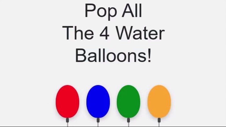Pop All The 4 Water Ballons #nandosan24 #pop #water