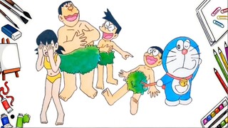 Menggambar DORAEMON yang Lucu