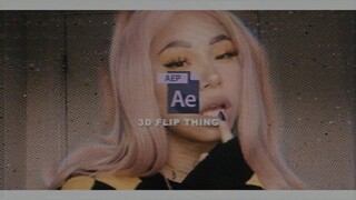 3d null flip | after effects tutorial