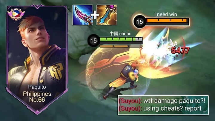 TRYING 2024 NEW BUILD PAQUITO IN RANKED!! (must try) - MLBB