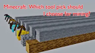 [Gaming]Minecraft: Most efficient pickaxes. New material comes first