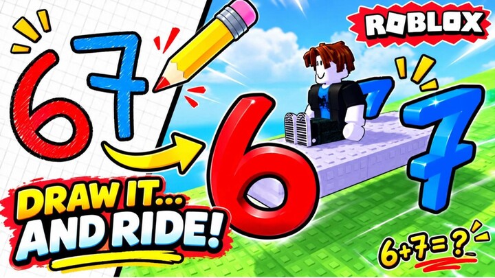 I DRAW IT, I RIDE IT!   Roblox
