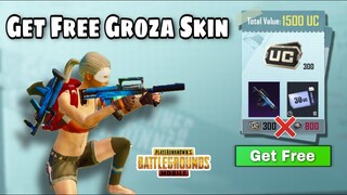 GET FREE GROZA SKIN PUBG MOBILE | COOL BLUE - GROZA