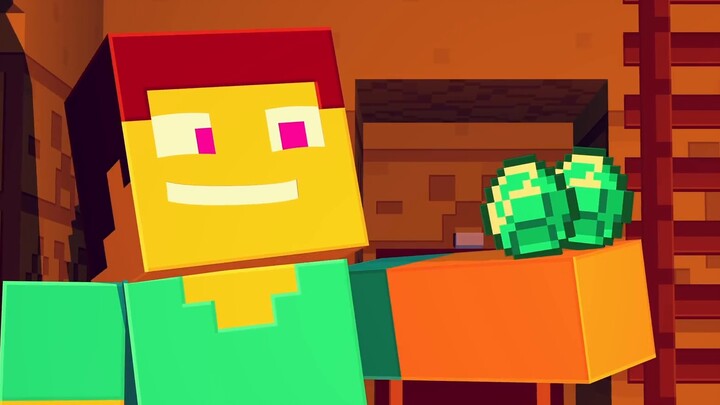 Minecraft "Desert Temple 270" funny sand sculpture dubbing: Tell us what is in the box you opened