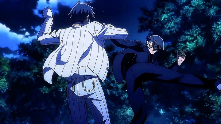 lagi asik berantem malah disamperin temen (Mudano VS Ousuke AMV from Tougen Anki)