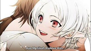 Pernikahan membahagiakan Antara Shylpy dan Rudeus anime Mushoku Tensei: Isekai Ittara Honki Dasu