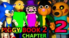 PIGGY BOOK 2 CHAPTER 2 vs SONIC & BALDI Ft. Mario! ROBLOX RTX CHALLENGE Minecraft Animation Story