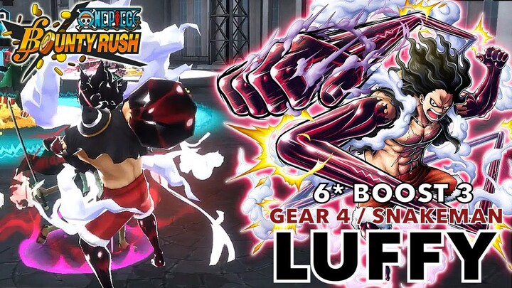 6* Boost 3 Gear 4 Snakeman(Film Red Shanks Era!) SS League Gameplay | One Piece Bounty Rush