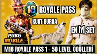 M18 ROYALE PASS ÖDÜLLERİ | YOLDAŞ KURT | OYUNUN EN İYİ SETİ GELDİ | M18 RP ÖDÜLLERİ | PUBG MOBILE