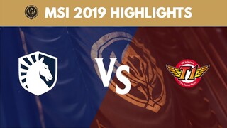 MSI 2019 Highlights: TL vs SKT | Team Liquid vs SK Telecom T1