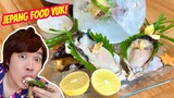 MAKAN OYSTER SASHIMI DI INDONESIA!!