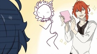 [Diluk x Kaeya Handwritten] When I was looking for my brother's movie, he came back with his girlfri