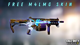 THIS FREE M4LMG SKIN LOOKS SICK 🤩