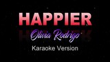 HAPPIER - Olivia Rodrigo (Karaoke / Instrumental)