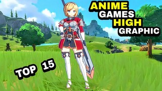 Top 15 Best Anime Games Android iOS (Best Graphic) | 15 Top Anime MMO RPG android Anime game Mobile