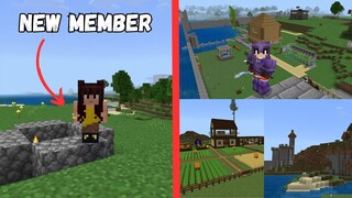 TOUR SA BASE NG MGA MEMBER! 😊 | Minecraft PE | Shin SMP #17