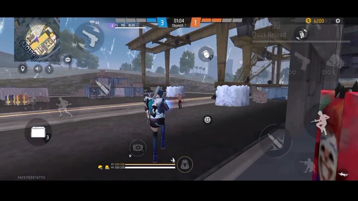 GAMEPLAY FREE FIRE EXE. VERSI GW YEKAN🗿👍🏻