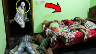 ง่า 🤣 Prank Pocong bocil lagi tidur sampe kocar kacir นุ่นเล่นพิเรนทร์