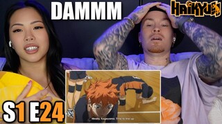 WOW. THIS ONE HURT. 💔 | Haikyuu!! Reaction S1 Ep 24