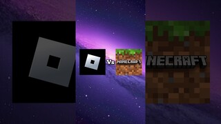 Minecraft vs roblox #minecraft #roblox #shorts #games