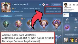 KABAR BURUK ! AKUN SERVER LUAR AKAN DI TARIK MOONTON !! CUMA DI PERBOLEHKAN SERVER INDO