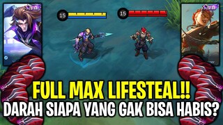 MOSKOV VS DYRROTH || FULL MAX LIFESTEAL, SIAPA TERSAKIT?! MOBILE LEGENDS