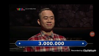 Ai là triệu phú ngày 30/11/2021 - Phần chơi của Lê Trần Ngọc Nam