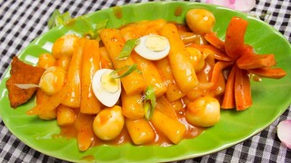 CÁCH LÀM BÁNH GẠO CAY TOKBOKKI DẺO DAI CỰC THƠM NGON ĐƠN GIẢN TẠI NHÀ - CKK