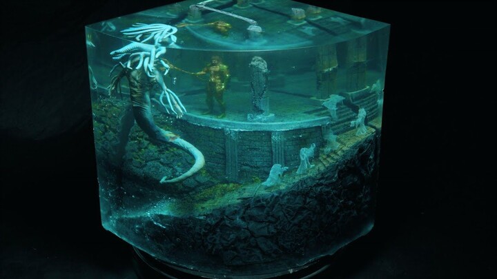 [YouTube Home] Using resin art to take you to the underwater ruins of "Atlantis", the miniature land
