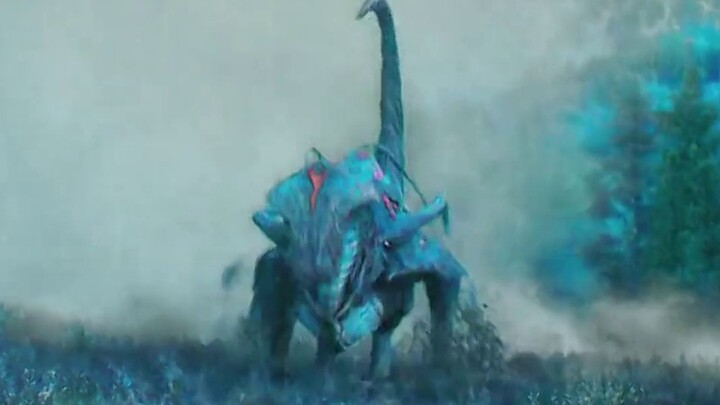 A creature emerging from beneath the earth has destroyed human civilization, wiping out 99% of human