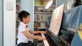 Skor piano sederhana "The Lonely Brave" untuk siswa sekolah dasar di kelas satu
