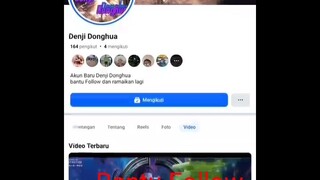 Bantu follow FB baru teman aku ya, Akunyg lama Kena Ban*ed