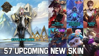 ESTES M3,RUBY COLLECTOR,AAMON ELITE,GUINEVERE LEGENDARY, GUSION VENOM - 57 UPCOMING NEW SKIN MLBB