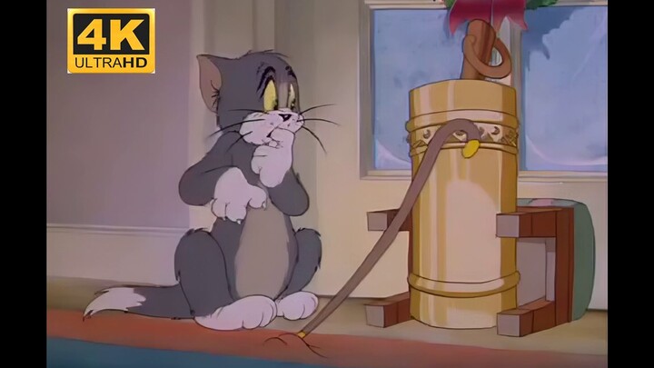 Tom and Jerry Christmas Eve P3: 4K Restoration Part 3 Topaz Video Enhance AI Tom and Jerry E3 1941 P