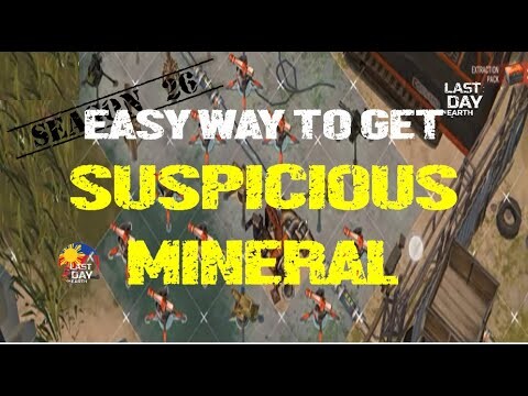 "EXTRACTION EVENT" | WHERE TO FIND SUSPiCIOUS MINERAL | SEASON 26   - Last Day On Earth: Survival
