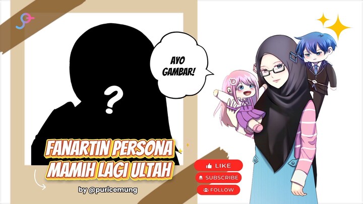 Fanartin persona teman yang lagi ultah ||| - Speedpaint Medibangpaint