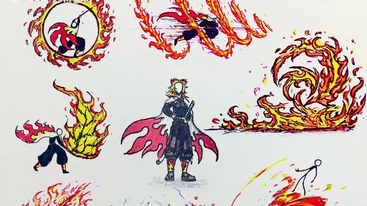 Demon Slayer skin special effects display