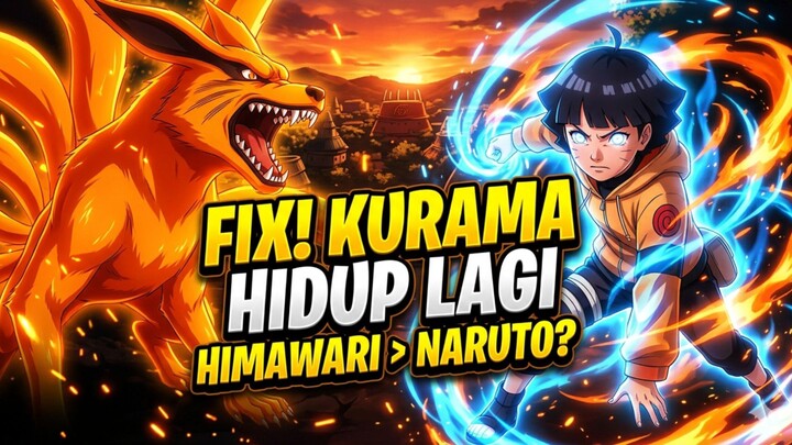 FIX! KURAMA HIDUP LAGI - Himawari Lampaui Kekuatan Naruto di Two Blue Vortex!