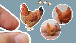 Thủ công|Mô hình gà mái mini