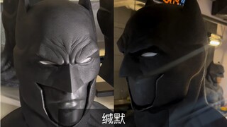 DC缄默蝙蝠侠头套cosplay测试视频 好奇材质柔软度回弹能力的小伙伴们可以看看这个视频