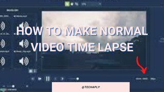 How to Make Normal Video Into Timelapse Video (on Camtasia V.9)