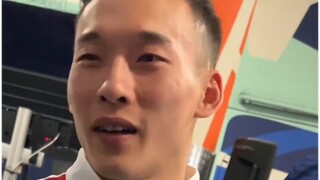 坦然接受遗憾？肖若腾：我接受不了 苏炜德赛后 #肖若腾 #苏炜德掉杠 #中国体操男团 #巴黎奥运会
