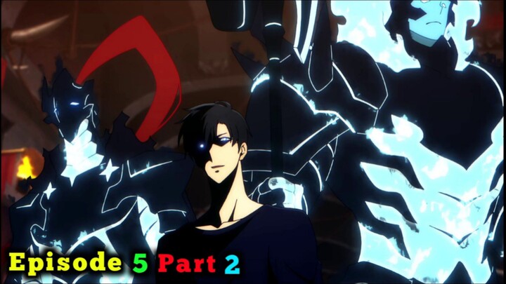 SOLO LEVELING SEASON2 EPISODE 5 Part2 - JINWO VS MONSTER ORC