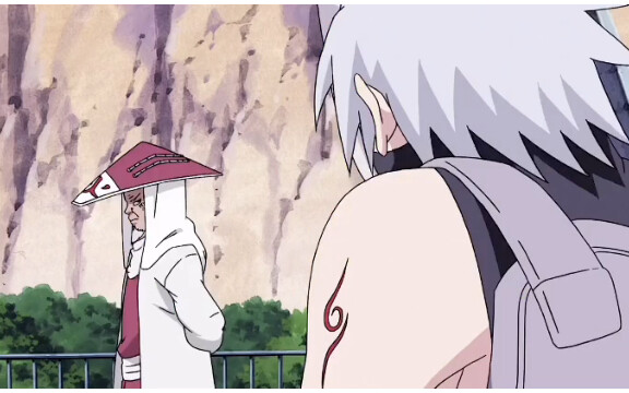 It seems that Kakashi saved Naruto, but it wasn't Naruto who saved Kakashi.