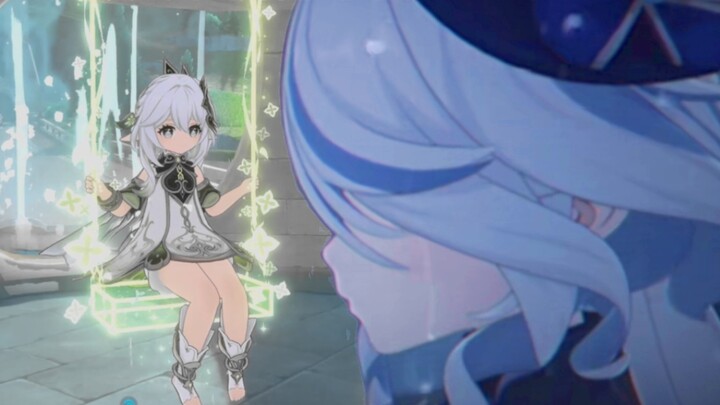 Funina's voice easter egg, she is crying very softly